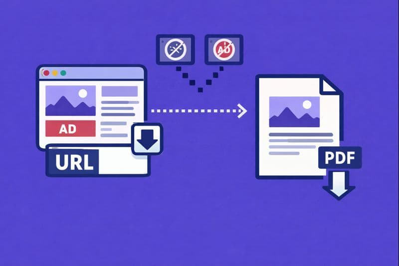 How to easily save a website URL as a PDF